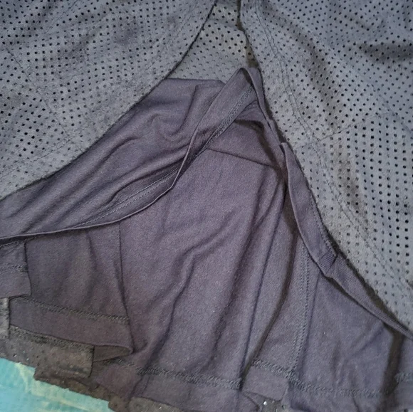 THREE DOTS - grey A line mini skirt NWOT - Picture 7 of 8